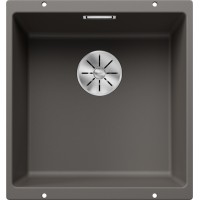 Мойка BLANCO SUBLINE 400-U Silgranit вулканический серый