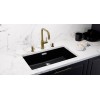 Мойка Blanco SUBLINE 700-U SILGRANIT черный клапан-автомат InFino 526001 купить в Москве и Санкт-Петербурге