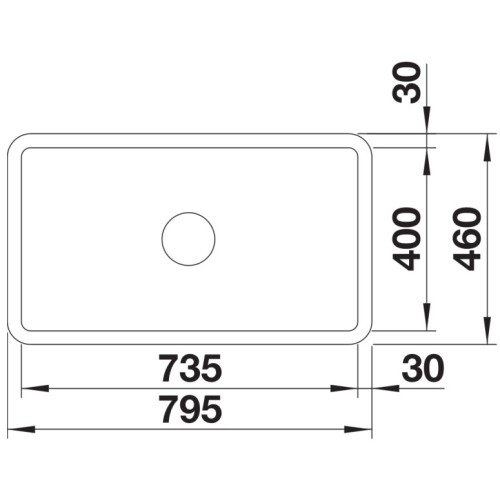 Мойка BLANCO VILLAE Single глянцевый белый
