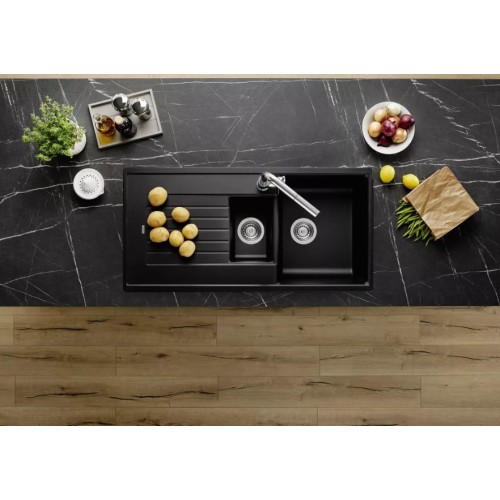 Мойка BLANCO ZIA 6 S Silgranit черный