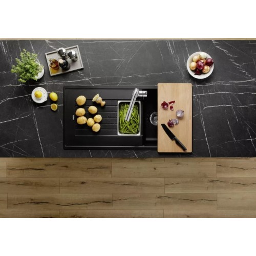 Мойка BLANCO ZIA 6 S Silgranit черный