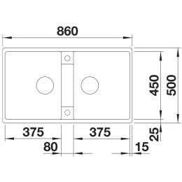 Мойка BLANCO ZIA 9 Silgranit белый