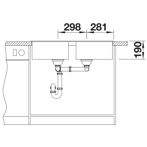 Мойка BLANCO ZIA 9 Silgranit белый