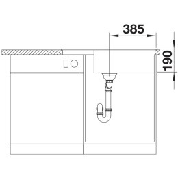 Мойка BLANCO ZIA XL 6 S Compact Silgranit антрацит