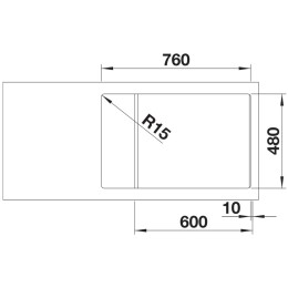 Мойка BLANCO ZIA XL 6 S Compact Silgranit кофе