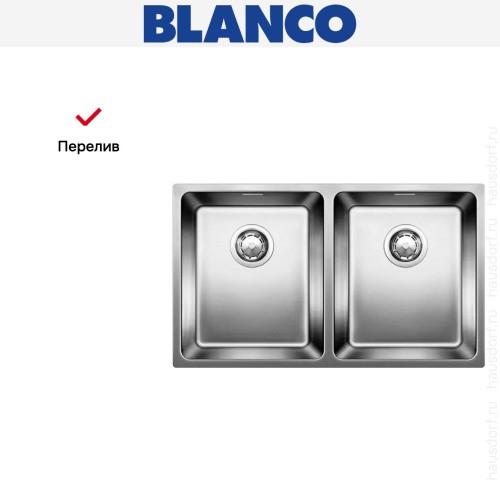 Мойка Blanco ANDANO 340/340-IF нержавеющая сталь полированная
