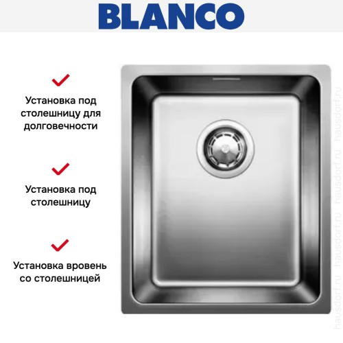 Мойка Blanco Andano 340-IF нержавеющая сталь