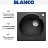 Мойка Blanco ARTAGO 6 отводная арматура InFino® антрацит