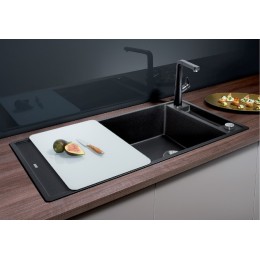 Мойка Blanco AXIA III XL 6 S доска стекло клапан-автомат InFino® антрацит
