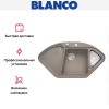 Мойка Blanco DELTA II SILGRANIT клапан-автомат InFino® серый беж