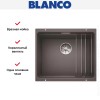 Мойка Blanco ETAGON 500-U SILGRANIT PuraDur темная скала