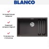 Мойка BLANCO ETAGON 700-U Silgranit темная скала