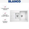 Мойка BLANCO Legra 6 S Compact SIlgranit белый