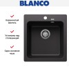 Мойка BLANCO NAYA 45 Silgranit антрацит