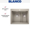 Мойка Blanco PLEON 6 Split SILGRANIT PuraDur жемчужный