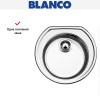 Мойка Blanco Rondoval нержавеющая сталь полированная
