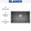 Мойка Blanco ROTAN 700-U Silgranit алюметаллик