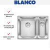 Мойка BLANCO SOLIS 340/180-IF нержавеющая сталь, мойка слева