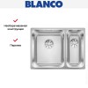 Мойка BLANCO SOLIS 340/180-IF нержавеющая сталь, мойка слева