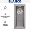Мойка Blanco SUBLINE 160-U SILGRANIT отводная арматура InFino® алюметаллик