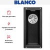Мойка Blanco SUBLINE 160-U SILGRANIT отводная арматура InFino® антрацит