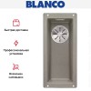 Мойка Blanco SUBLINE 160-U SILGRANIT отводная арматура InFino® серый беж