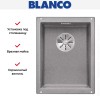 Мойка Blanco SUBLINE 320-U SILGRANIT отводная арматура InFino® алюметаллик