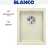 Мойка Blanco SUBLINE 320-U SILGRANIT отводная арматура InFino® жасмин
