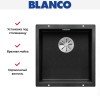 Мойка Blanco SUBLINE 400-U SILGRANIT отводная арматура InFino® антрацит