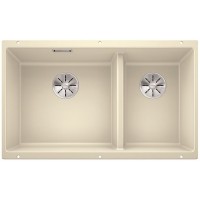 Мойка Blanco SUBLINE 430/270-U с отводной арматурой InFino® жасмин