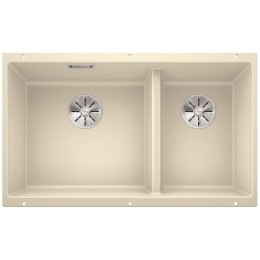 Мойка Blanco SUBLINE 430/270-U с отводной арматурой InFino® жасмин