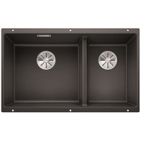 Мойка Blanco SUBLINE 430/270-U с отводной арматурой InFino® антрацит