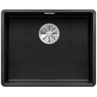 Мойка Blanco SUBLINE 500-F отводная арматура InFino® антрацит