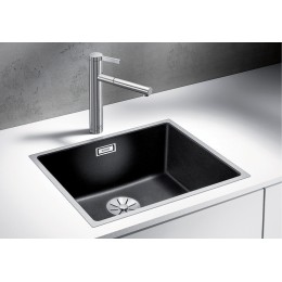 Мойка Blanco SUBLINE 500-IF отводная арматура InFino® белый