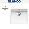 Мойка Blanco Subline 500-U глянцевый белый, клапан-автомат