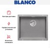 Мойка Blanco SUBLINE 500-U SILGRANIT отводная арматура InFino® алюметаллик