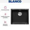 Мойка Blanco SUBLINE 500-U SILGRANIT отводная арматура InFino® антрацит