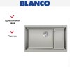 Мойка Blanco SUBLINE 700-U Level SILGRANIT отводная арматура InFino® жемчужный
