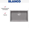 Мойка Blanco SUBLINE 700-U SILGRANIT отводная арматура InFino® алюметаллик