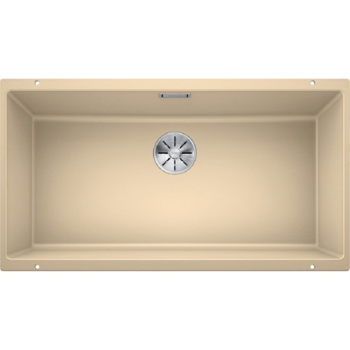 Мойка Blanco SUBLINE 800-U отводная арматура InFino® шампань