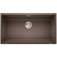 Мойка Blanco SUBLINE 800-U отводная арматура InFino® кофе