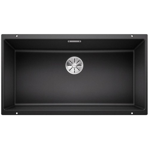 Мойка Blanco SUBLINE 800-U отводная арматура InFino® антрацит