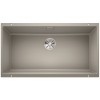 Мойка Blanco SUBLINE 800-U отводная арматура InFino® жемчужный