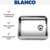 Мойка Blanco Supra 500-U нержавеющая сталь