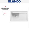 Мойка Blanco ZENAR 45S чаша слева клапан-автомат InFino белый