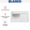 Мойка Blanco ZENAR 45S чаша слева клапан-автомат InFino белый