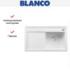 Мойка Blanco ZENAR 45S чаша справа клапан-автомат InFino белый