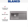Мойка Blanco ZENAR XL 6 S чаша слева, доска стекло клапан-автомат InFino® алюметаллик