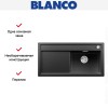 Мойка Blanco ZENAR XL 6 S чаша справа, доска стекло клапан-автомат InFino® антрацит