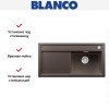 Мойка Blanco ZENAR XL 6 S чаша справа, доска стекло клапан-автомат InFino® кофе